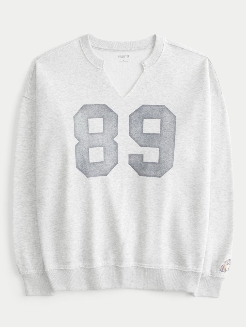 Hollister Gray '89 Graphic Sweatshirt